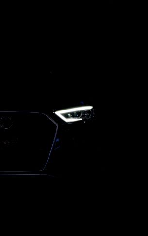 Audi, headlights, black Wallpaper 1752x2800