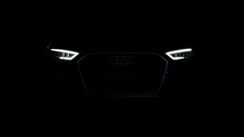 Audi, headlights, black Wallpaper 1600x900