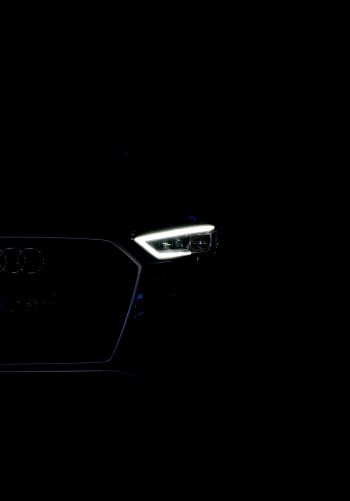 Audi, headlights, black Wallpaper 1668x2388