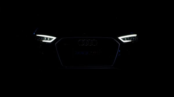 Audi, headlights, black Wallpaper 3840x2160