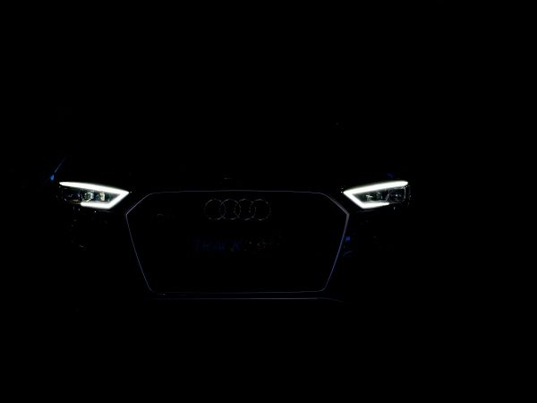 Audi, headlights, black Wallpaper 1024x768