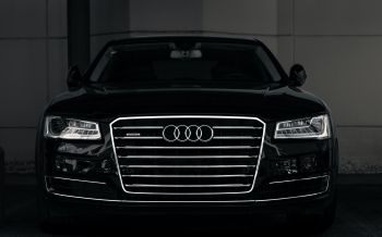 Audi, headlights, black Wallpaper 1920x1200