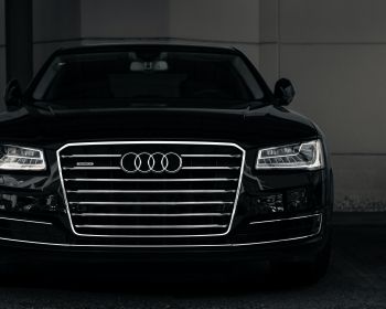 Audi, headlights, black Wallpaper 1280x1024