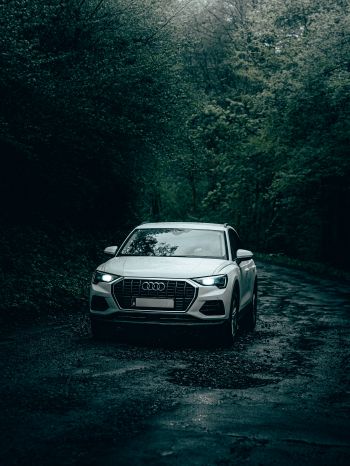 Audi, road Wallpaper 1668x2224
