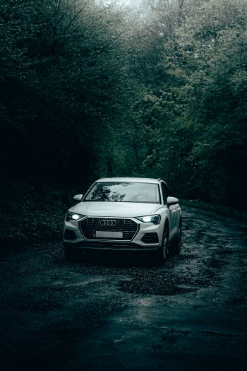 Audi, road Wallpaper 640x960
