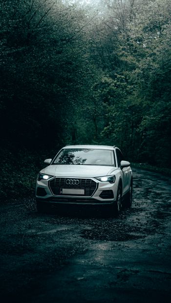 Audi, road Wallpaper 640x1136