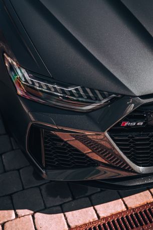 Audi RS 6, fara Wallpaper 640x960