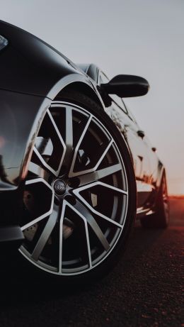 Обои 640x1136 литой диск Audi, колесо