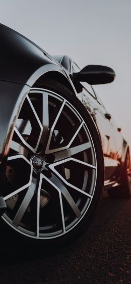 alloy wheel audi, wheel Wallpaper 1242x2688