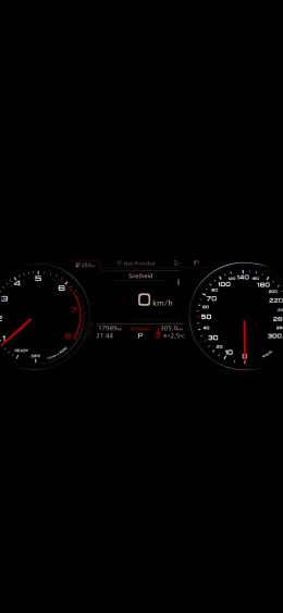 speedometer, black Wallpaper 1080x2340