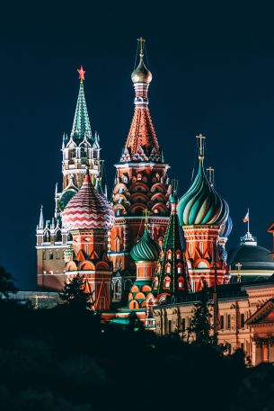 St. Basil's Cathedral, Moscow, Russia Wallpaper 3993x5989