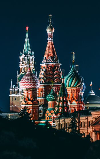 St. Basil's Cathedral, Moscow, Russia Wallpaper 1752x2800