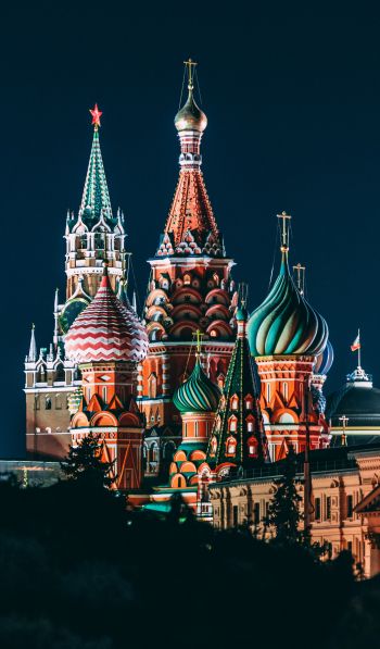 St. Basil's Cathedral, Moscow, Russia Wallpaper 600x1024