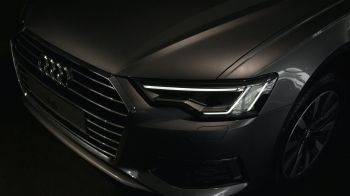 Audi, black, fara Wallpaper 1280x720
