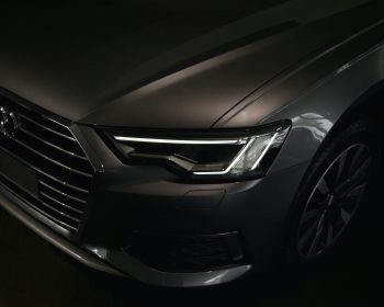 Audi, black, fara Wallpaper 1280x1024