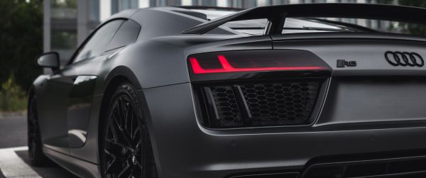 Audi R8, sports car Wallpaper 3440x1440