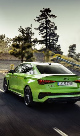 Audi RS 3, road Wallpaper 600x1024