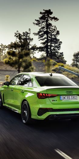 Audi RS 3, road Wallpaper 720x1440