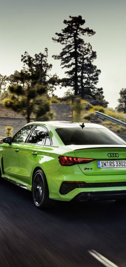 Audi RS 3, road Wallpaper 720x1520