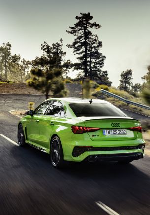 Audi RS 3, road Wallpaper 1640x2360