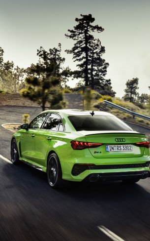 Audi RS 3, road Wallpaper 1600x2560