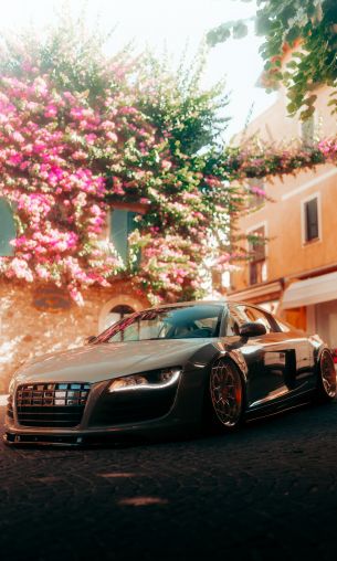 Audi R8, sports car Wallpaper 1200x2000