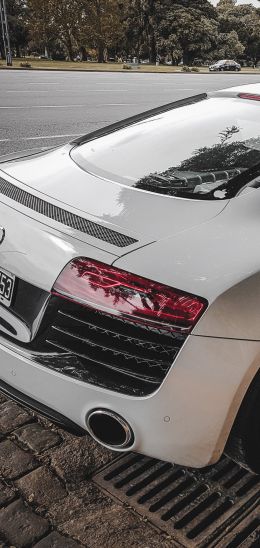 Audi R8, sports car Wallpaper 1080x2280