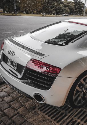 Audi R8, sports car Wallpaper 1640x2360