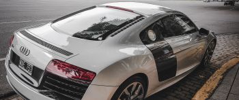 Audi R8, sports car Wallpaper 2560x1080