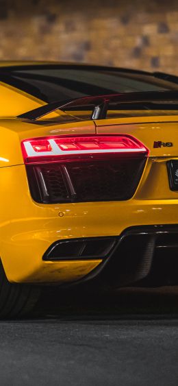 Audi R8, sports car Wallpaper 1080x2340