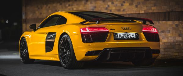 Обои 3440x1440 Audi R8, спортивная машина