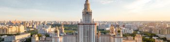 Moscow State University, Moscow, Russia Wallpaper 1590x400