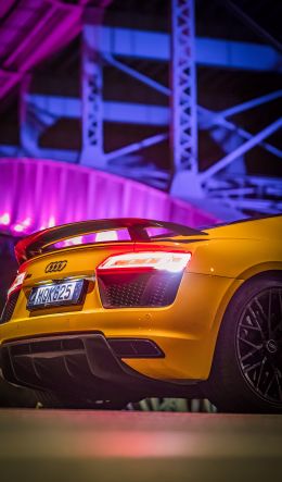 Обои 600x1024 Audi R8, спортивная машина