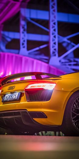 Обои 720x1440 Audi R8, спортивная машина