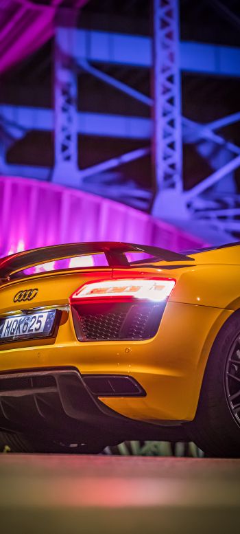 Audi R8, sports car Wallpaper 1080x2400