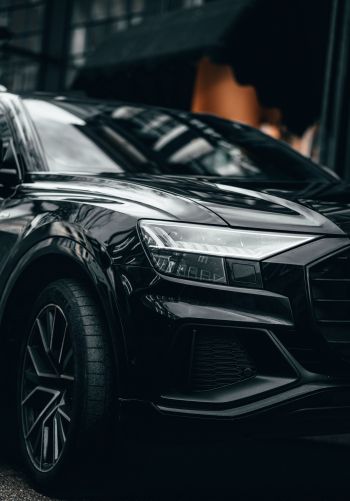 Audi, sports car, black Wallpaper 1668x2388