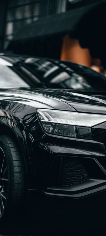 Audi, sports car, black Wallpaper 1080x2400