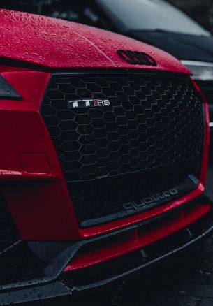 Обои 1640x2360 Audi TT, красный, спортивная машина