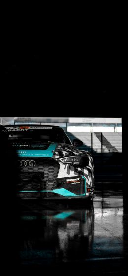 Audi, sports car, black Wallpaper 1125x2436