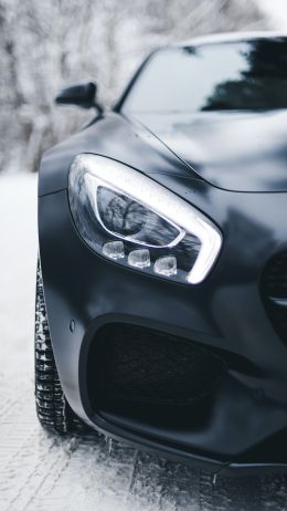 Обои 1080x1920 Mercedes-AMG, спортивная машина, фара