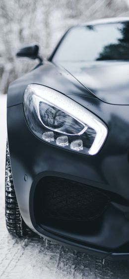 Mercedes-AMG, sports car, fara Wallpaper 1080x2340