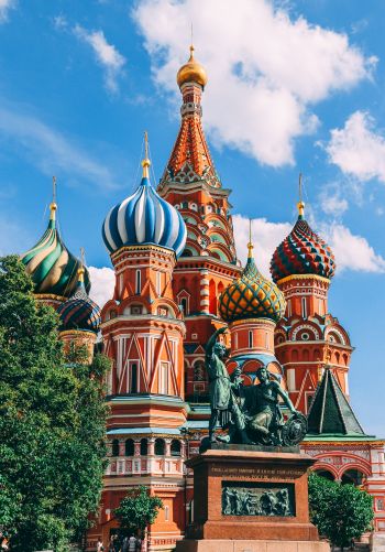 St. Basil's Cathedral, Moscow, Russia Wallpaper 1668x2388