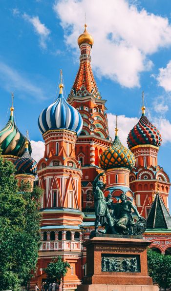 St. Basil's Cathedral, Moscow, Russia Wallpaper 600x1024