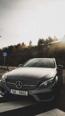 Обои 640x1136 Mercedes-AMG, спортивная машина