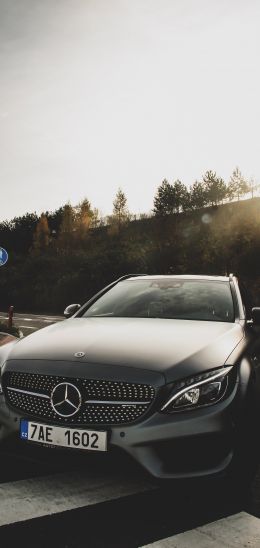 Обои 1440x3040 Mercedes-AMG, спортивная машина