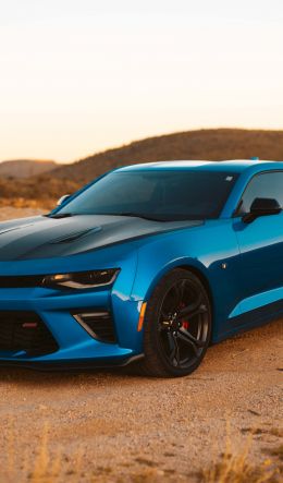 Chevrolet Camaro, sports car, mustang Wallpaper 600x1024