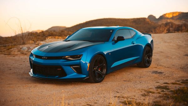 Обои 1280x720 Chevrolet Camaro, спортивная машина, мустанг