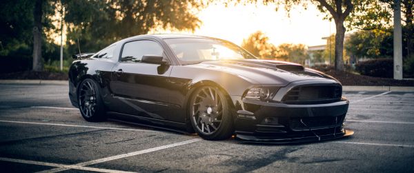 Ford Mustang, sports car, mustang Wallpaper 3440x1440