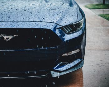 Ford Mustang, sports car, drops Wallpaper 1280x1024