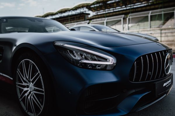 Mercedes-AMG GT, sports car, black Wallpaper 6000x4000